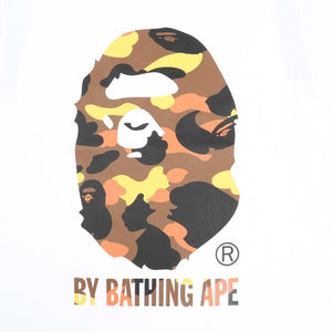 1st Camo By Bathing Ape T-Shirt - White/Orange