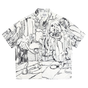ECPL Short Sleeve Shirt-Wht/Bk