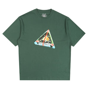 Tri-Onigiri T-Shirt - Racey Green