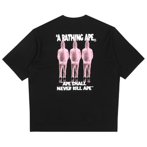 Shark Shijin Bathing Ape Logo T-Shirt - Black