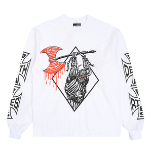 Axed LS T-Shirt - White