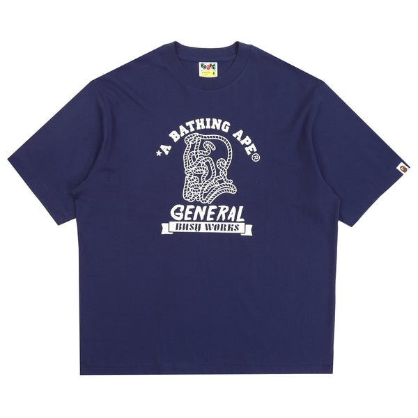 Ape General College Relaxed T-Shirt - Navy