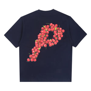 Cherry P T-Shirt Navy