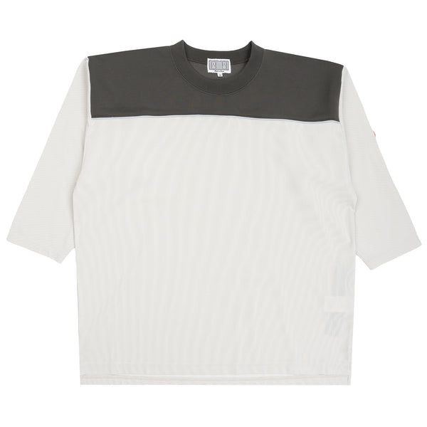 Mesh FB Crewneck - Grey