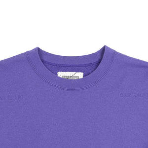 Solid Loose Crewneck - Purple