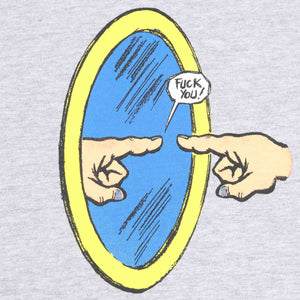 Fuck You S/S T-Shirt - Heather Grey