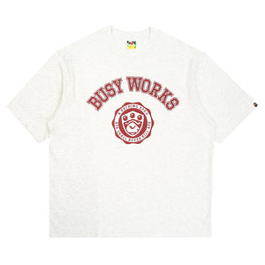 Busy Works College Relaxed T-Shirt - Grey