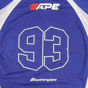 Solid Camo Jacquard Football Jersey - Blue