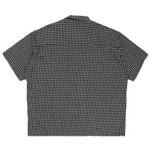 BW SS Check Shirt - Black