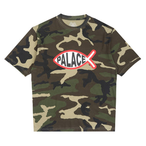 Plaice T-Shirt - Woodland Camo