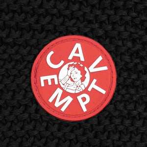 Raglan Sleeve Cotton Knit - Black