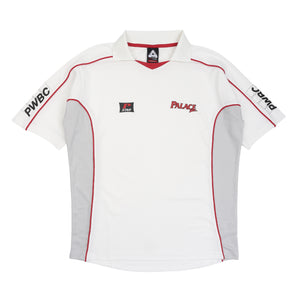 Palace Golf Mesh Polo - White