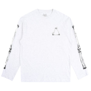 TRI-BONE LONGSLEEVE  - GREY MARL