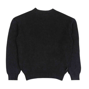 I Love You Overdyed Sweater  - Black