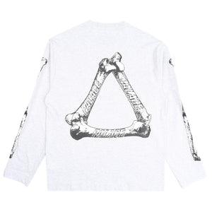 TRI-BONE LONGSLEEVE  - GREY MARL