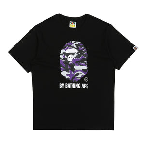 Glitch Woodland Camo Ape T-Shirt - Black