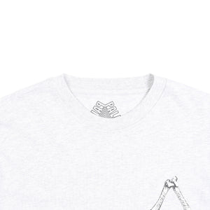 TRI-BONE LONGSLEEVE  - GREY MARL