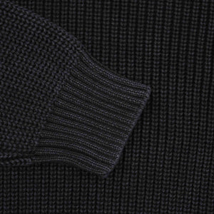 I Love You Overdyed Sweater  - Black