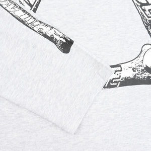 TRI-BONE LONGSLEEVE  - GREY MARL