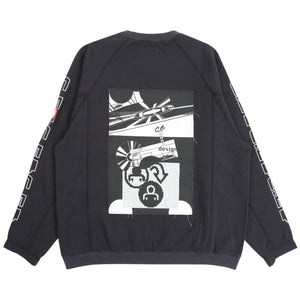 MD P2P Raglan LS - Charcoal