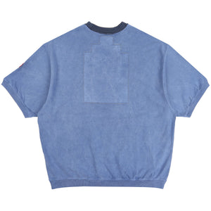 Overdye Cotton Jersey S/S Crew - Navy