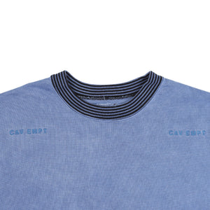 Overdye Cotton Jersey S/S Crew - Navy