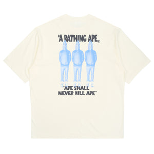Shark Shijin Bathing Ape Logo T-Shirt - Ivory