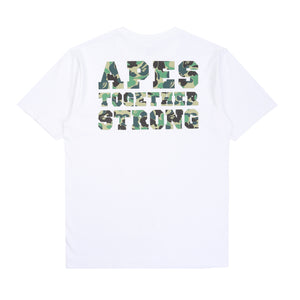 ABC Camo College Ats T-Shirt - White/Green