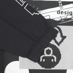 MD P2P Raglan LS - Charcoal