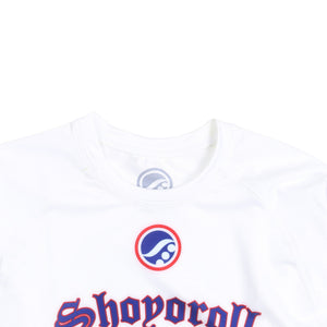 Homerun Shoyoroll LS Rash Guard - White