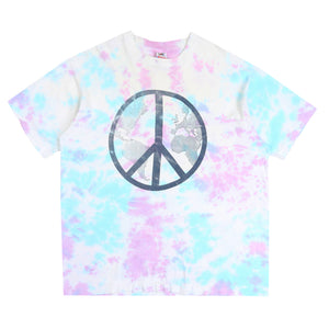 90S Tie Dye Peace Sign