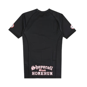 Homerun Shoyoroll SS Rash Guard - Black