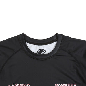 Homerun Shoyoroll SS Rash Guard - Black