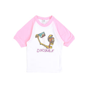 Start Choppin' Raglan Baby Tee - Pink