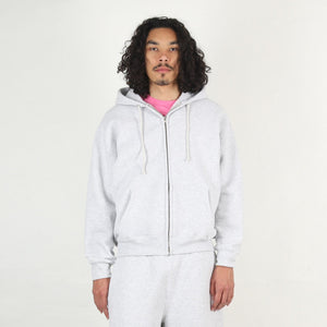 Standard Zip Hoodie - Ash Grey