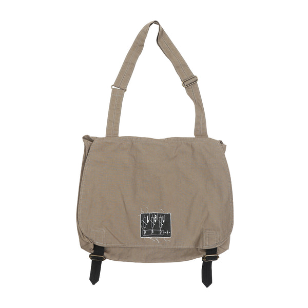 Washed CN Shoulder Bag - Grey