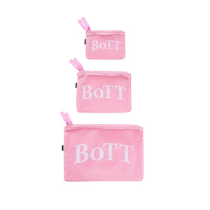 Mesh Pouch Set - Pink