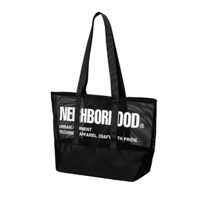 Mesh Tote Bag - Black