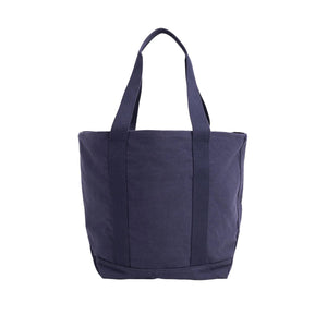 Canvas Market Tote Bag - Navy